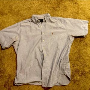 Vintage Ralph Lauren Short Sleeve button down Oxford